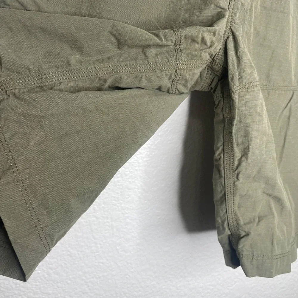 The North Face Mens Horizon Cargo Shorts Olive Green Ripstop Hiking Size 30